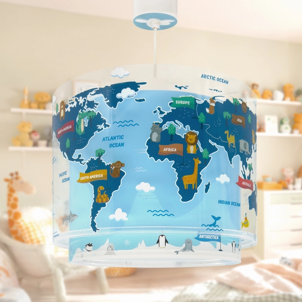 Suspension chambre d’enfant Kids World bleu Dalber 8420406406725