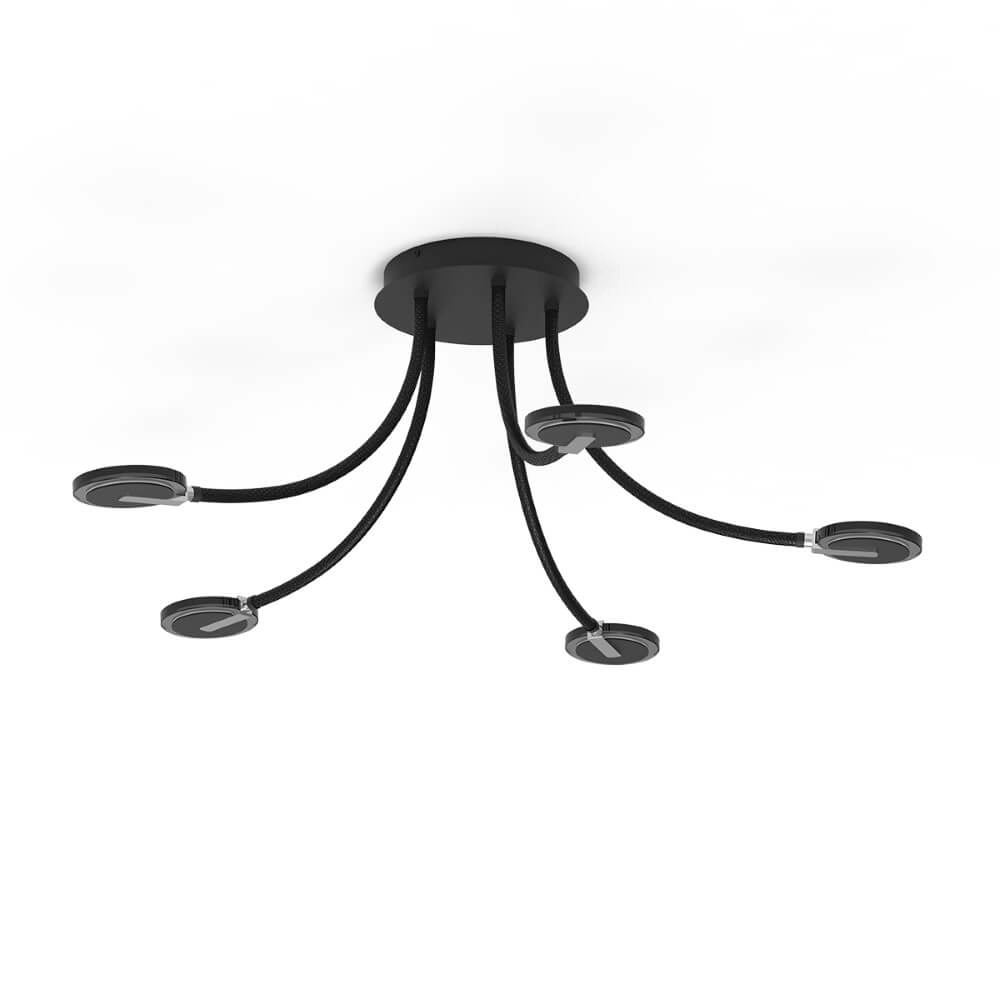 Plafonnier 5 lumières Turound avec LED