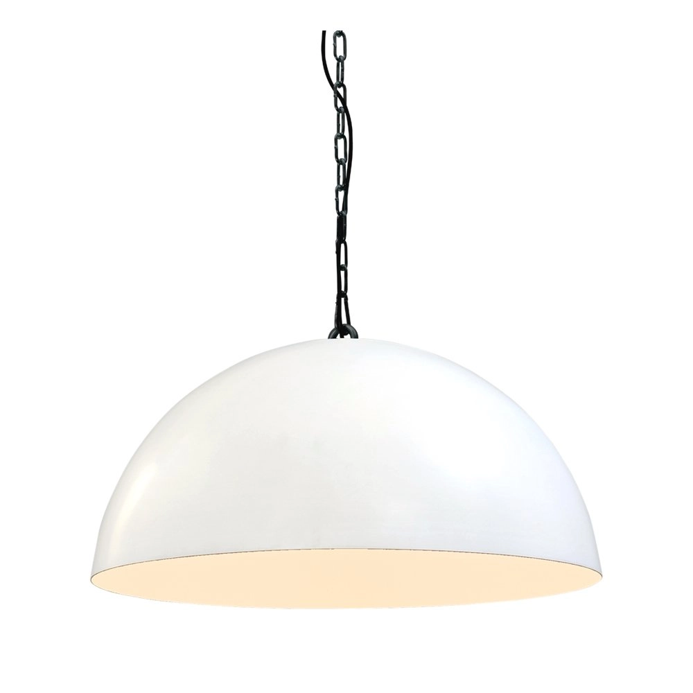 Lampe à suspension Industria 50 Blanc
