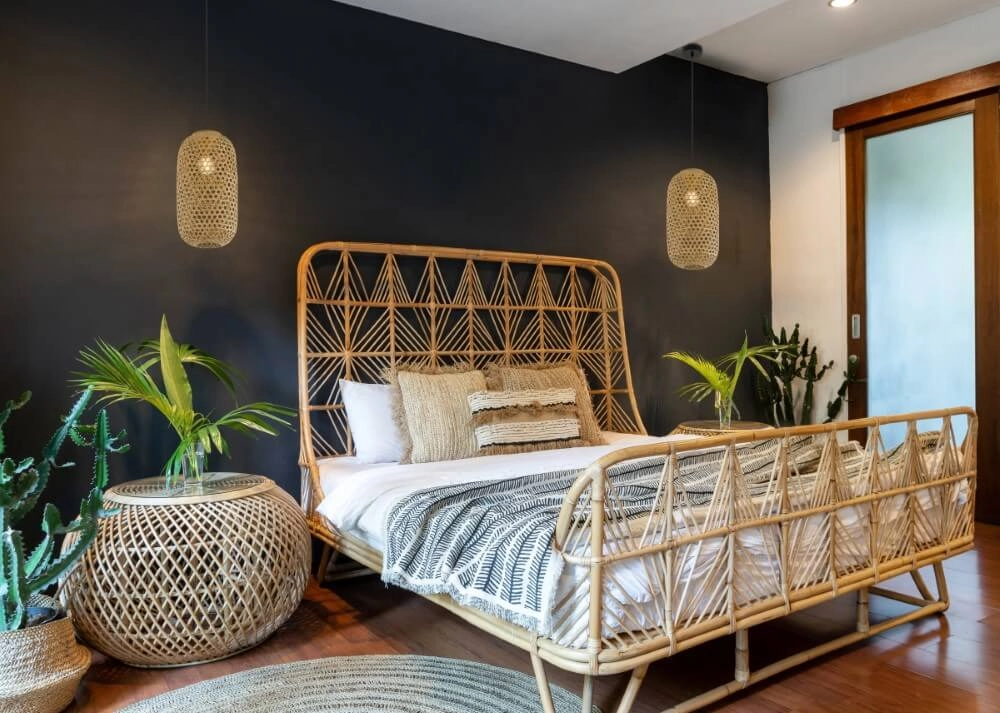 Lampe suspendue en rotin Mirena Ø 22 cm Globo 9007371406555