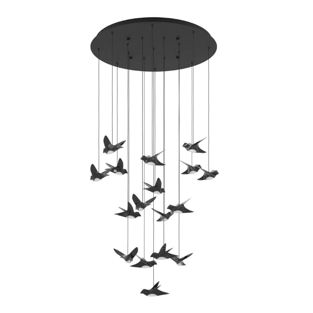 Lampe suspendue Paratebueno avec des oiseaux Stars of Light 9008606270644