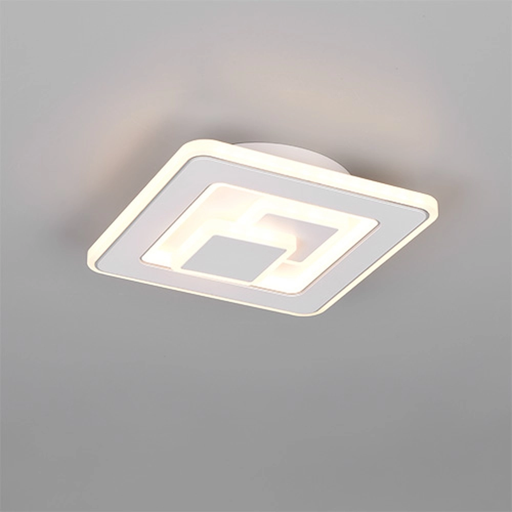 Lampe de plafond Tamaro Carré blanc Trio 4017807704396
