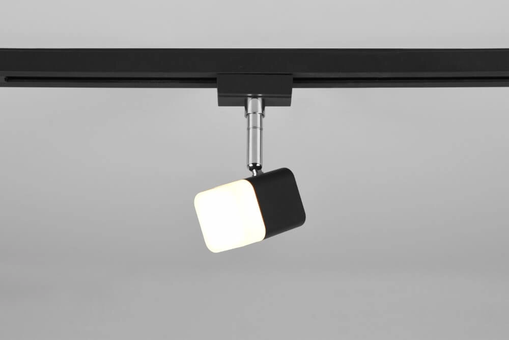 Lampe sur rail Roubaix noir Trio 4017807505887