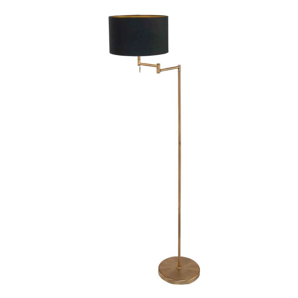 Lampadaire Bella bronze avec capuchon noir Steinhauer 8712746174489