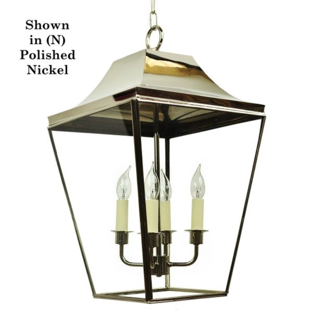 Lampe suspendue rurale Knightbridge 4 lumières 63cm - or poli (pbul) Limehouse