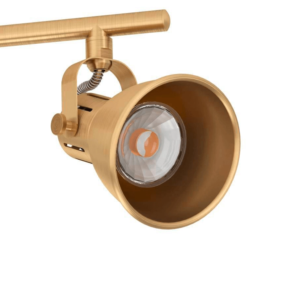 Spot de plafond en laiton Seras 2x GU10 Eglo 9008606235650