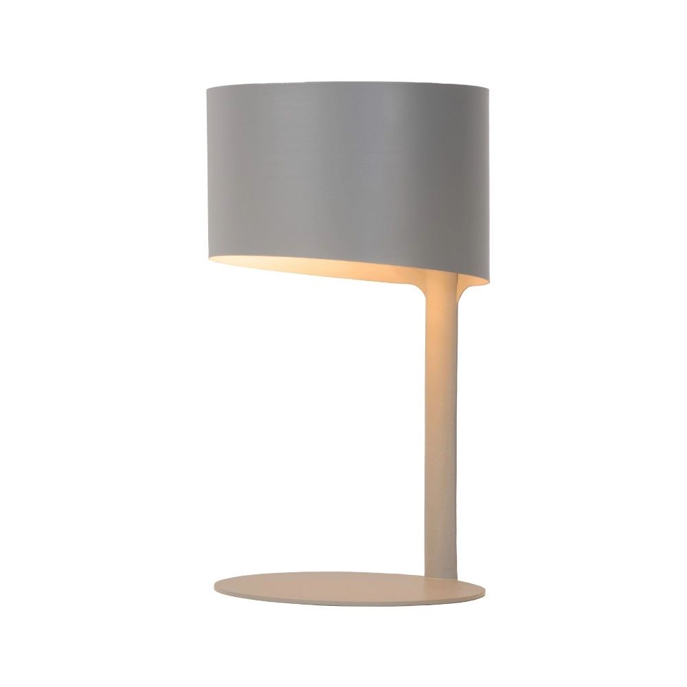 Lampe de table élégante Knulle Ø gris 15 cm