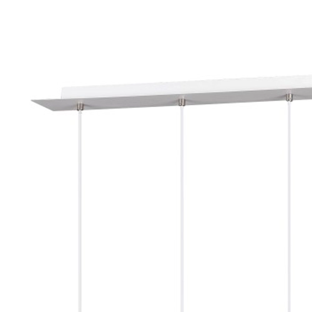 Lampe à suspension Marley 4 lumières blanc Trio 4017807408751