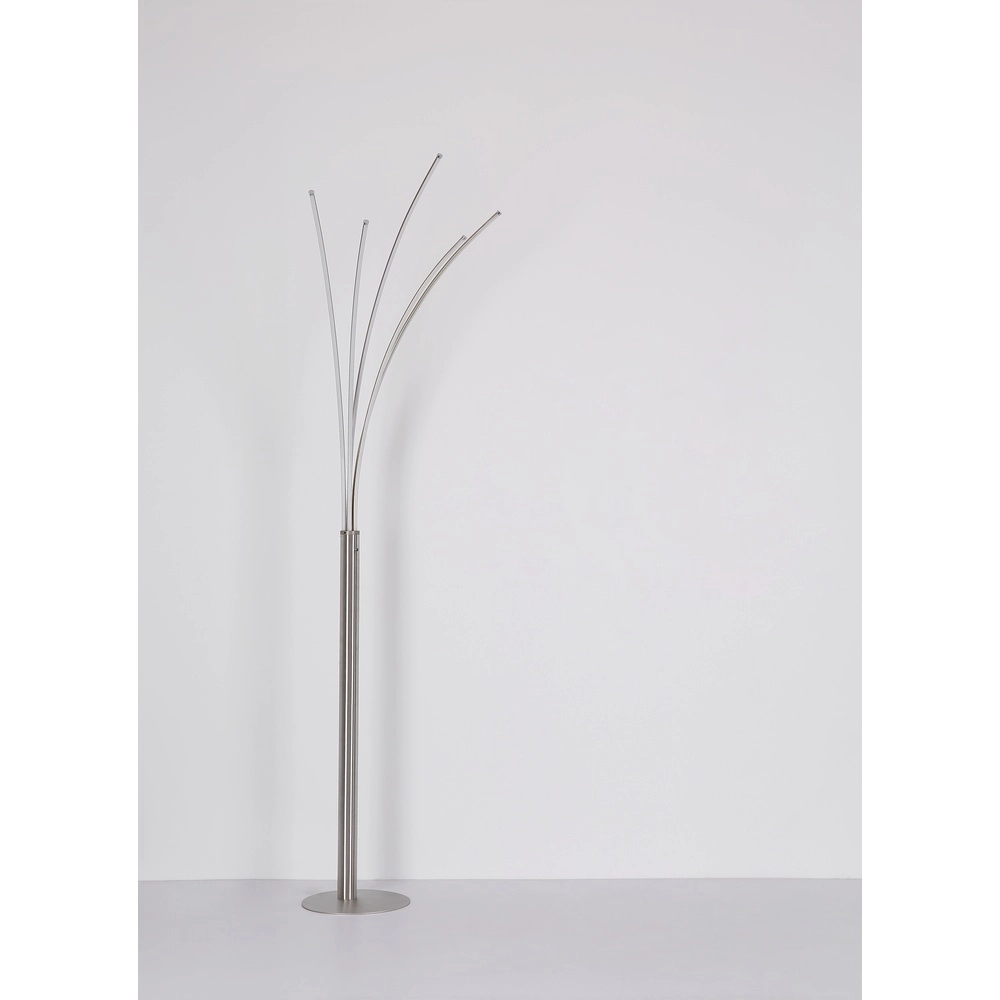 Lampadaire moderne Bizzy nickel Globo 9007371452712