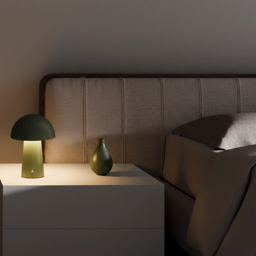 Lampe de table rechargeable Ande vert