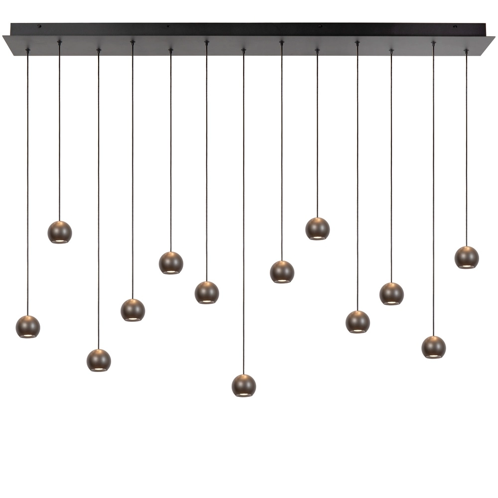 Lampe pendante de conception Montana 13-gris clair