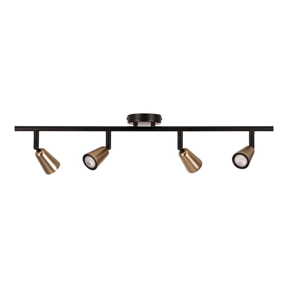 Projecteur de plafond Tiana Champagne 4 lumières