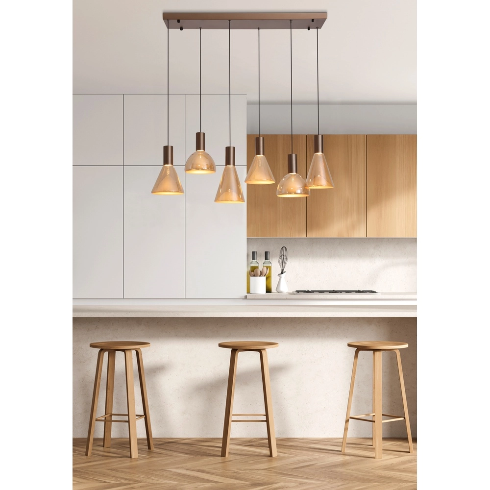 Suspension Cannes 6 lumières Searchlight 5053423299341