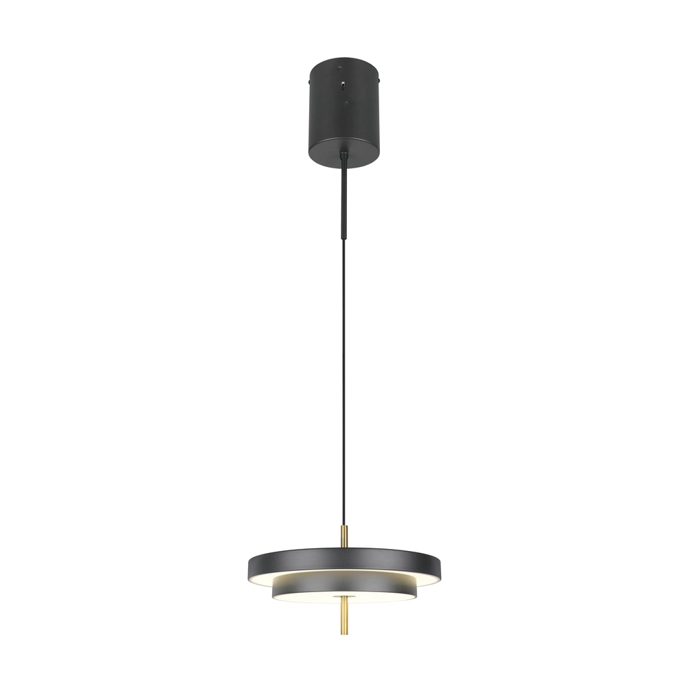 Suspension design Keaton noir avec or Ø 40cm Trio 4017807653366