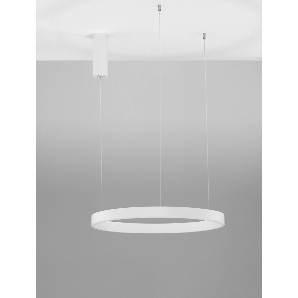 Suspension design Elowen blanc Ø 60cm Suspension design Elowen blanc Ø 60cm