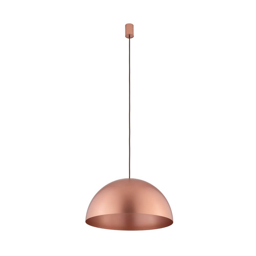 Lampe suspendue Hemisphere Super L Cuivre rouge