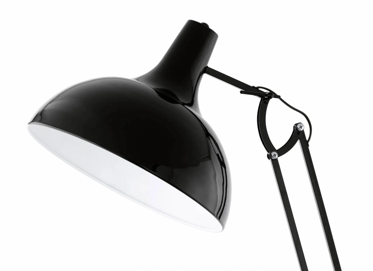Lampadaire Borgillo noir Eglo 9002759946982