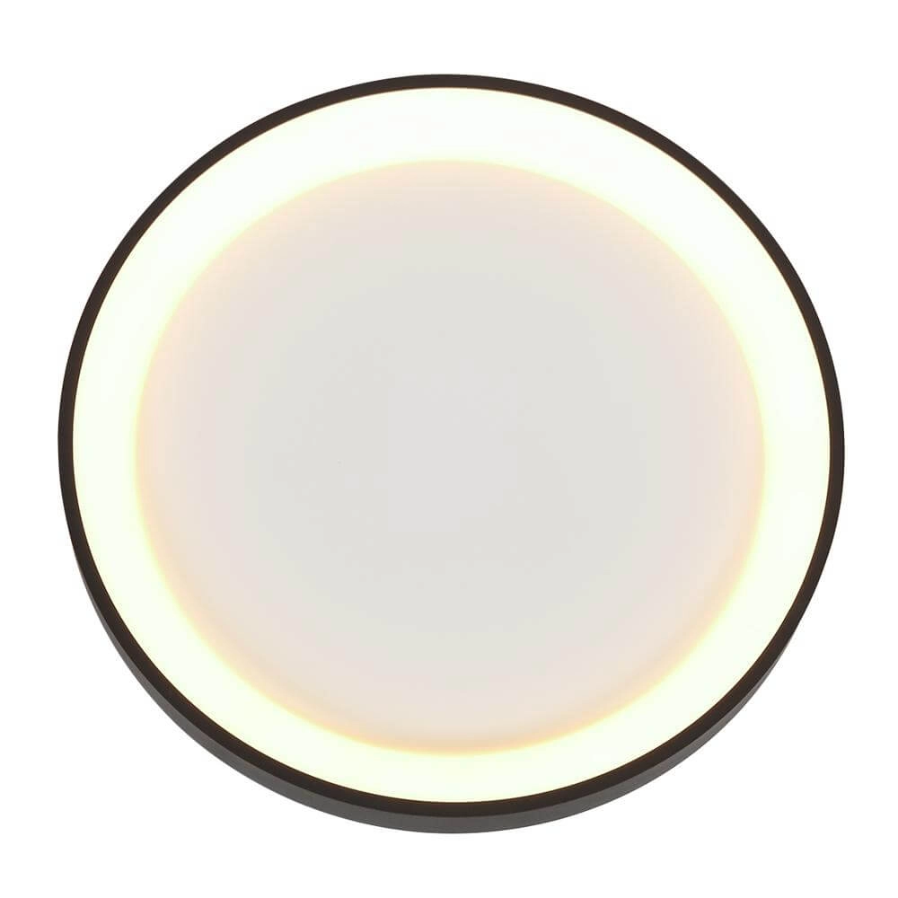 Plafonnier Ringlede design noir Ø 38cm Steinhauer 8712746171952