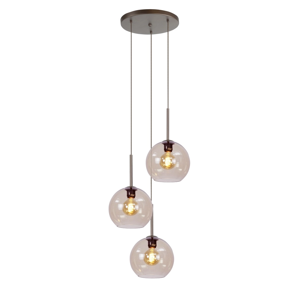 Conception de la lampe suspendue Fantasy 3-brun chocolat clair