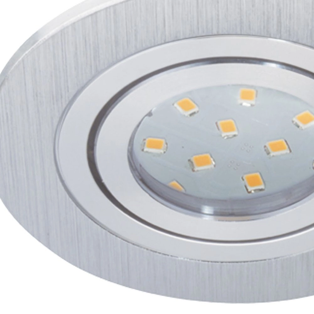 Projecteur intégré Areitio Round gris métallisé Eglo 9002759986384