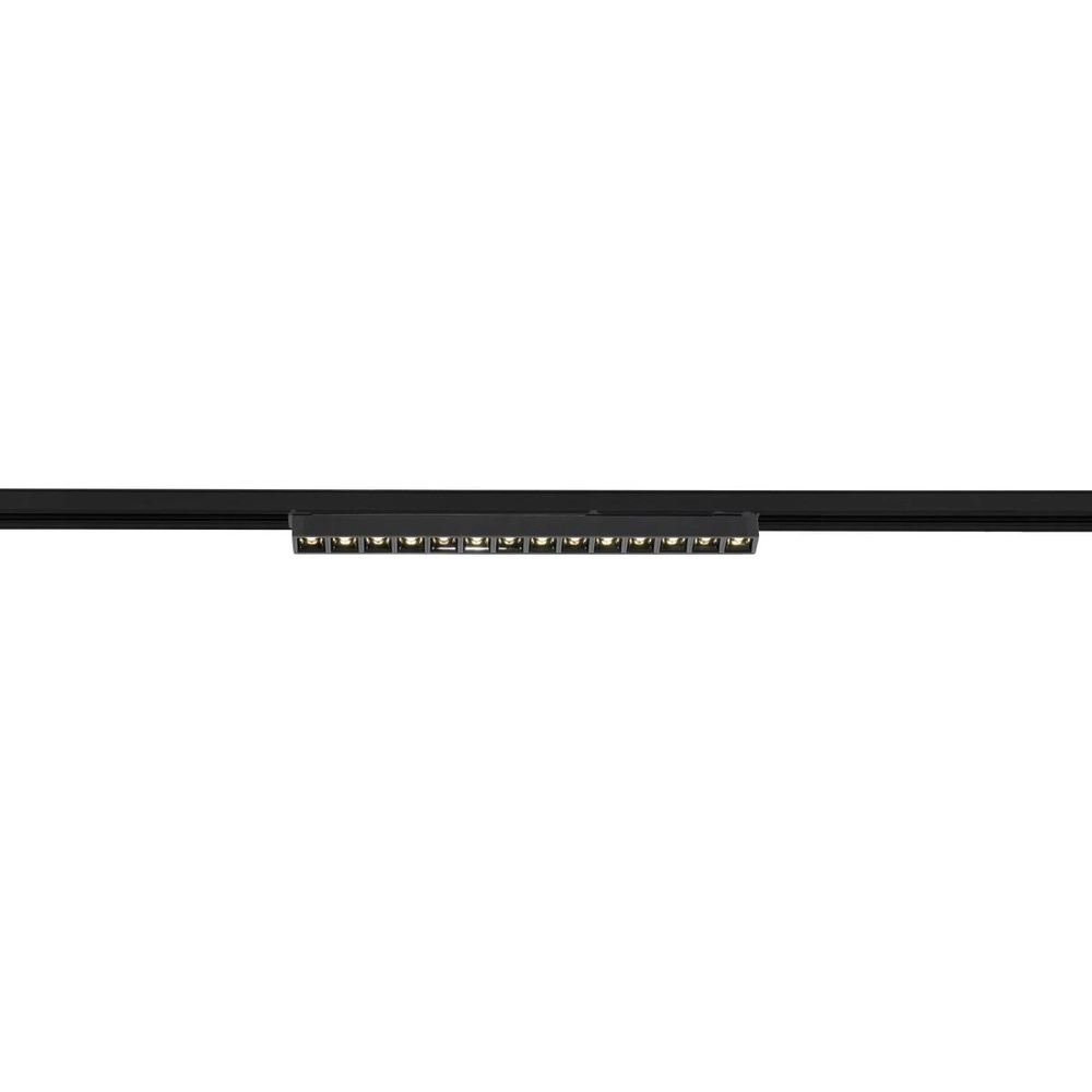 Fixation sur rail 57,4 cm Sight Evo Noir triphasé 3000K