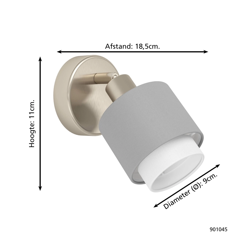 Lampe murale moderne Bellizzi Eglo 9008606304363