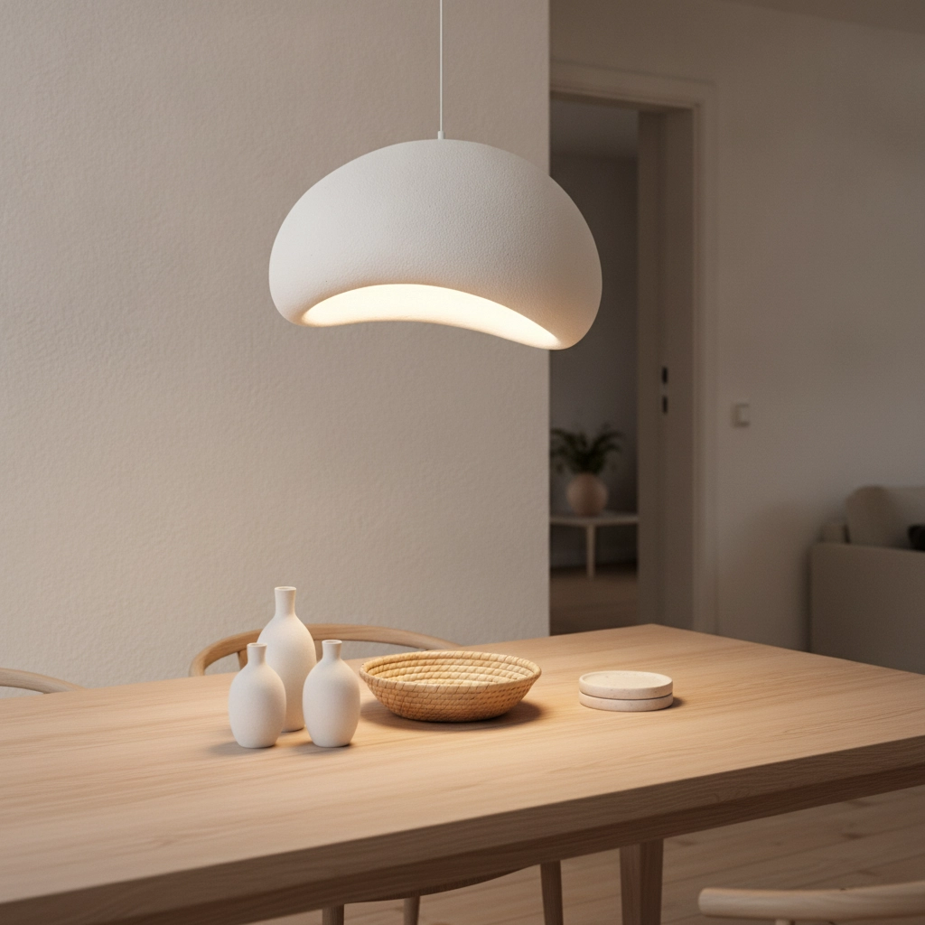 Suspension naturelle Aere blanc 60cm