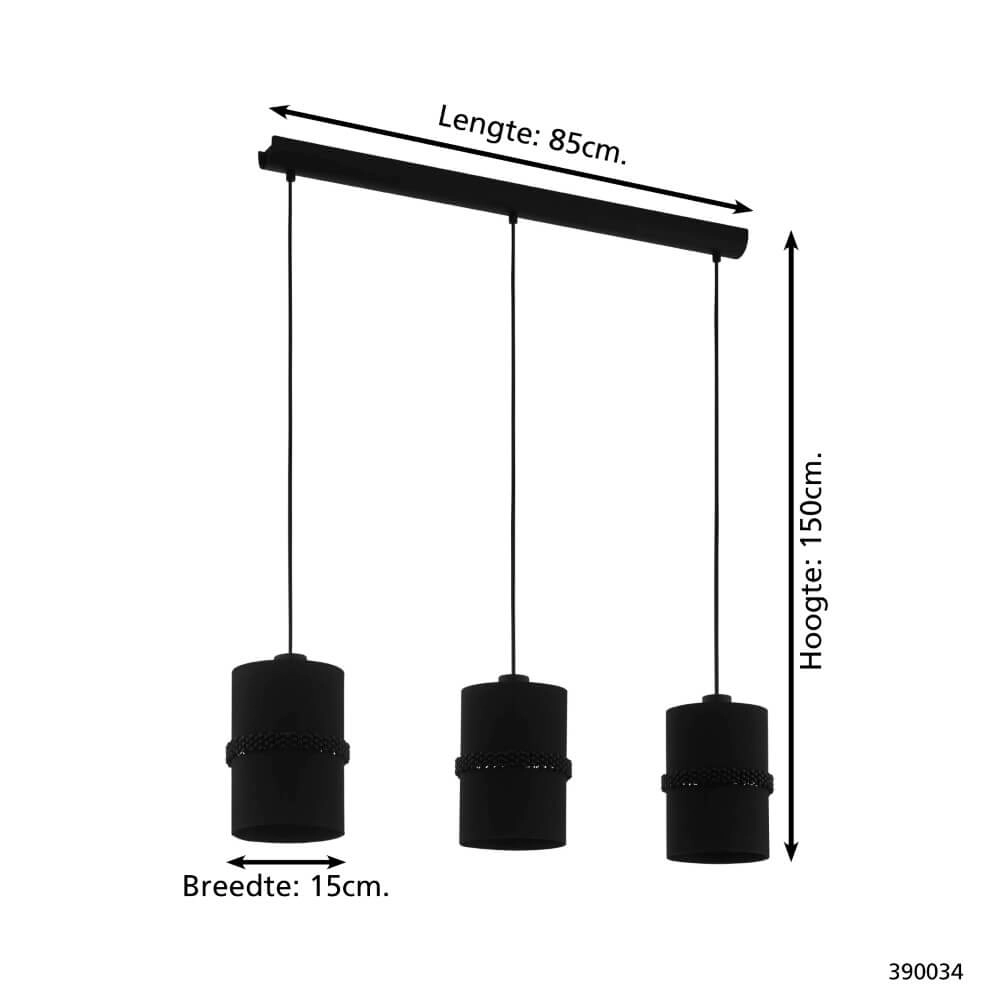Lampe suspendue pour salle à manger Paraguaio 3 lumières Stars of Light 9008606221011