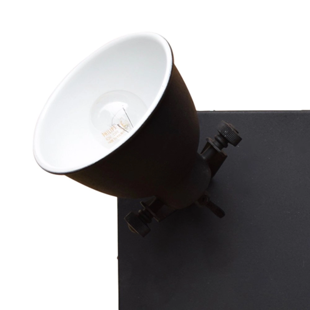 Spot de plafond Industrial 4 lumières vintage noir Urban Interiors 8719325005714