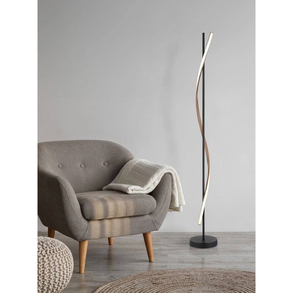Lampadaire de conception Watkins Noir Globo 9007371522750