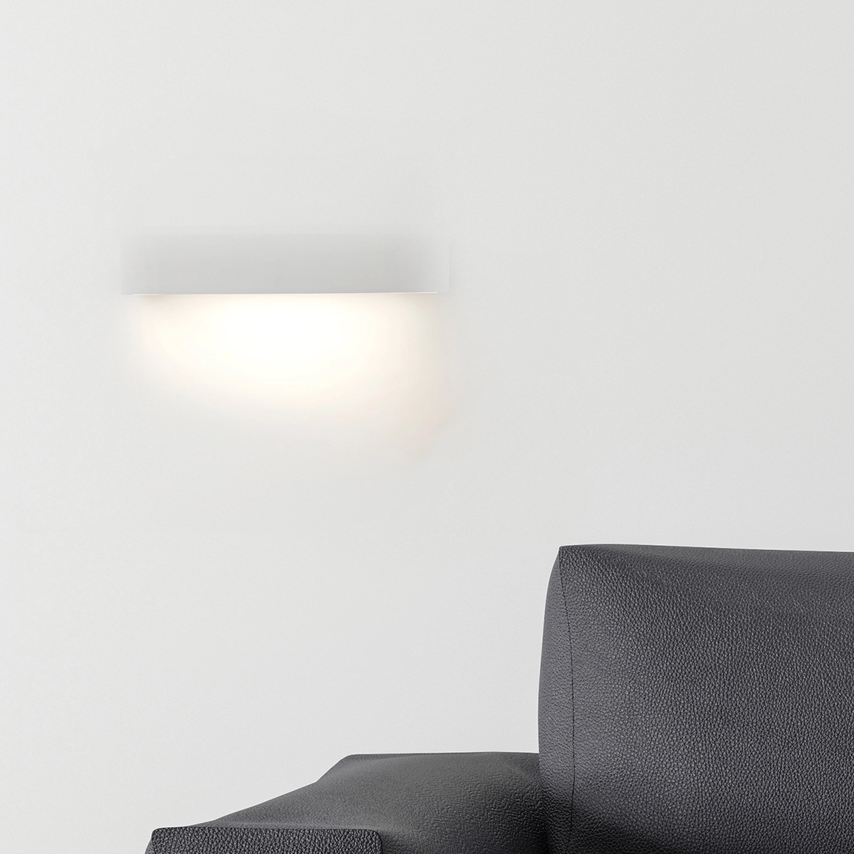 Lampe murale élégante Avron Blanc en plâtre Lyora 5053423308098