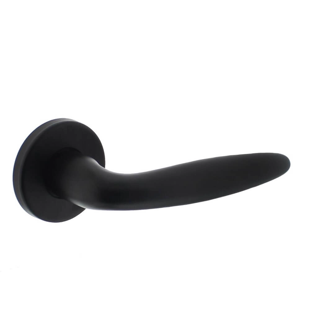 Poignée de porte moderne Sigaar noir