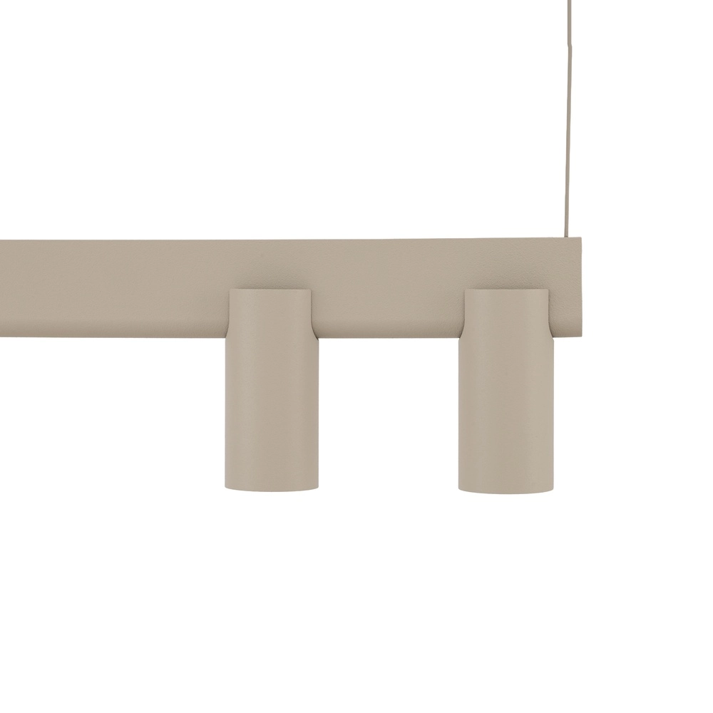 Lampe pendante de conception Fourty Brun sable 7 clairs Lyora 5903139122948