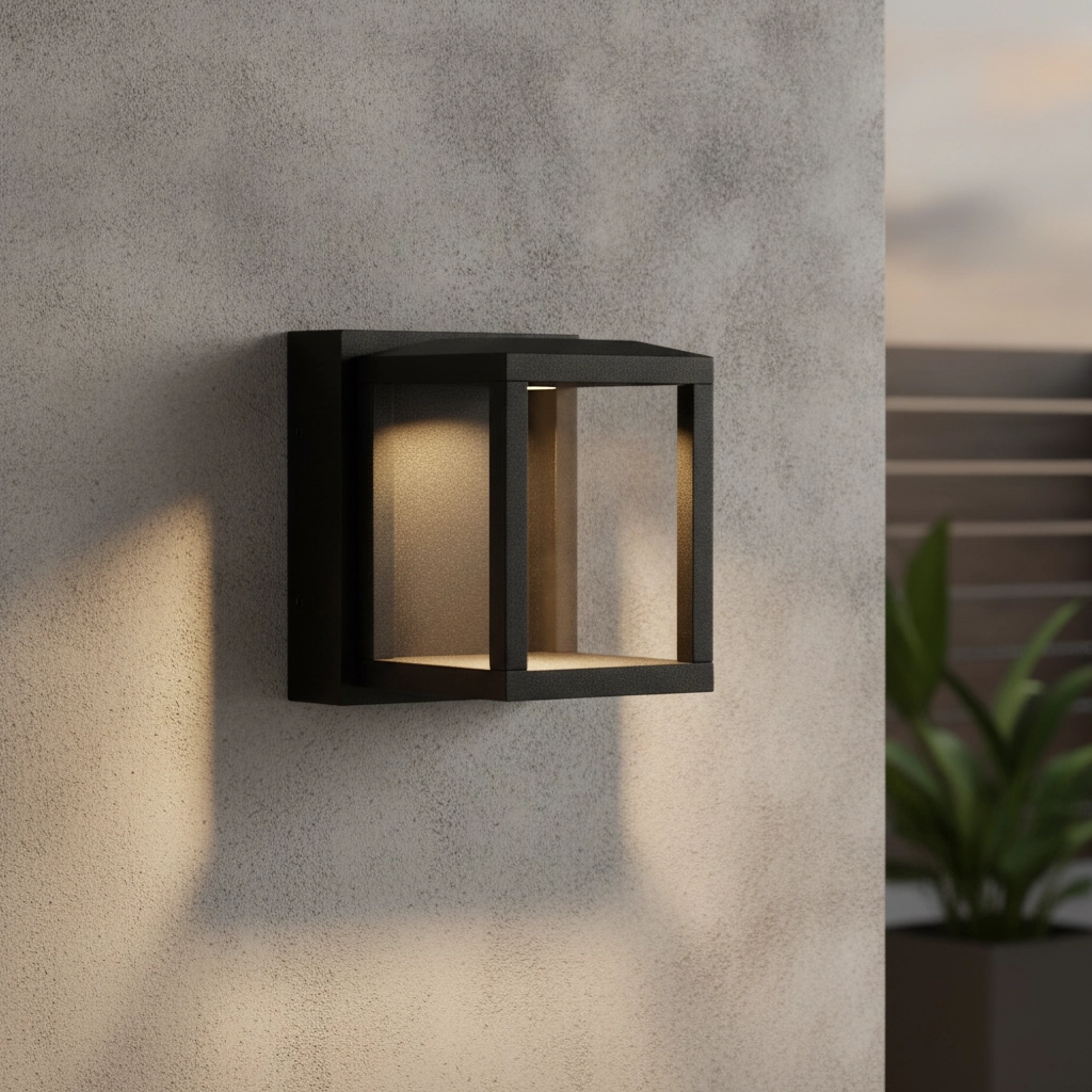 Applique murale noire Prive 13 cm