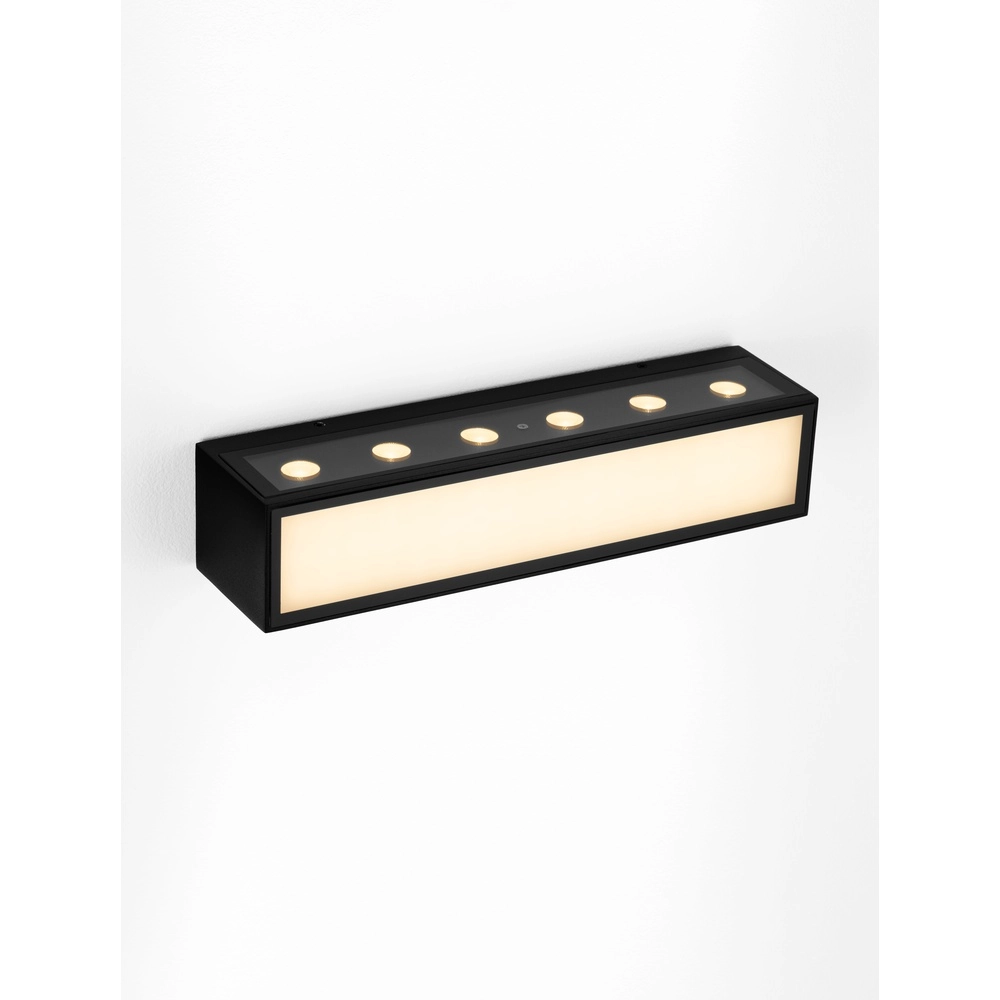 Applique murale unique Inga anthracite 30cm Lyora 5212017449566