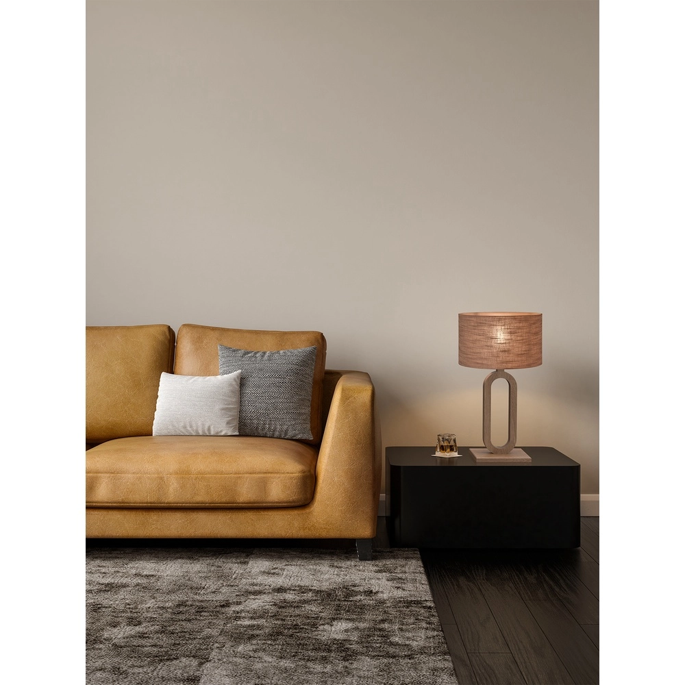 Lampe de table Sino Loop Bois sombre de 54 cm Masterlight