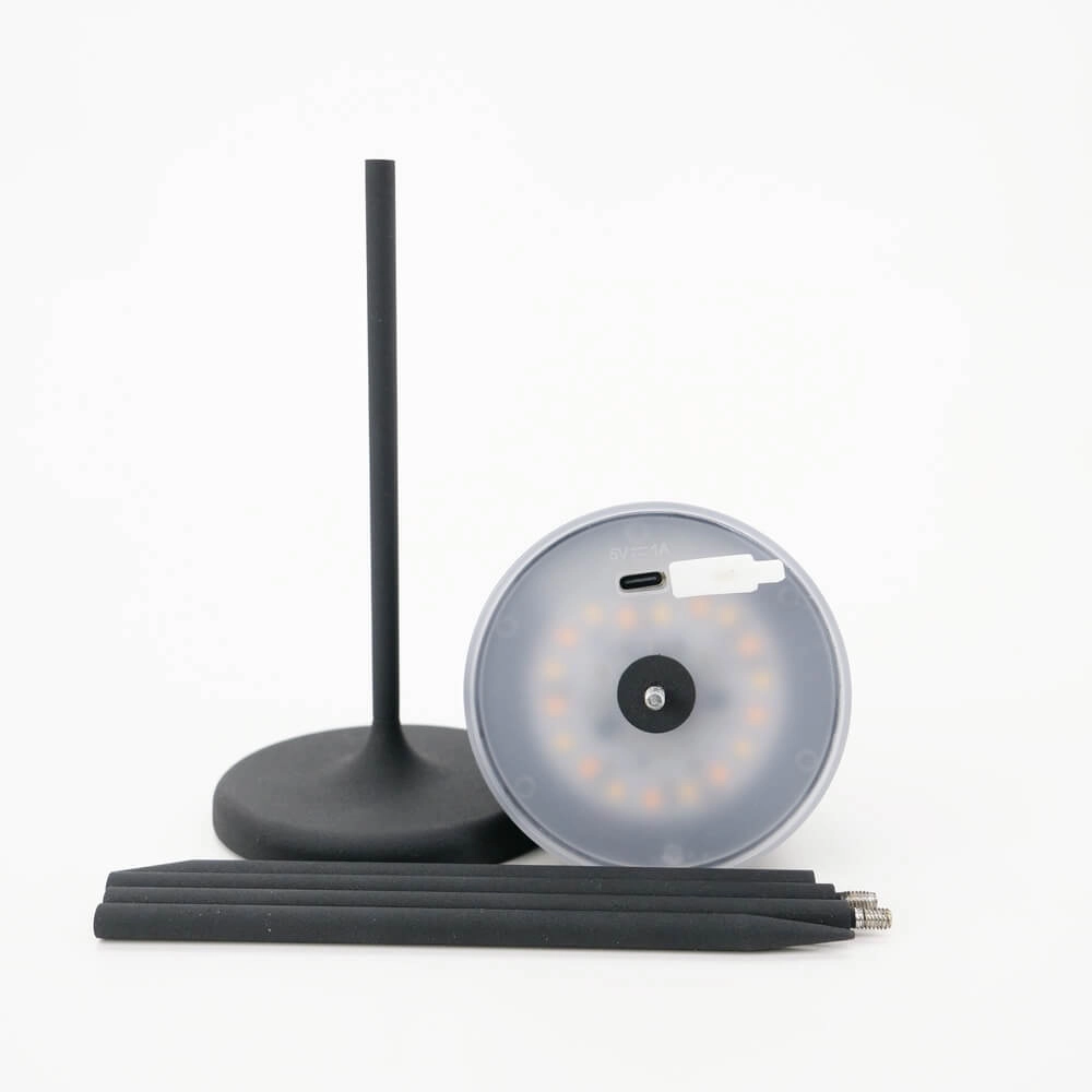 Lampe de table Mannera Noir rechargeable Eglo 9008606355518