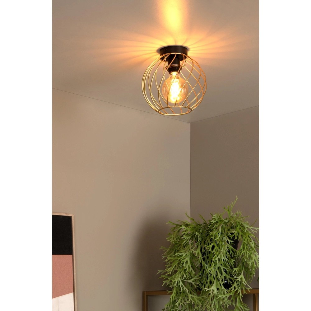 Lampe de plafond Danza or Ø 25cm Lucide 5411212211460