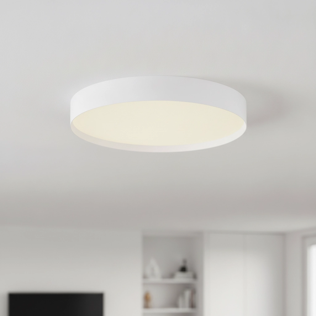 Plafonnier Roi blanc Ø 40cm