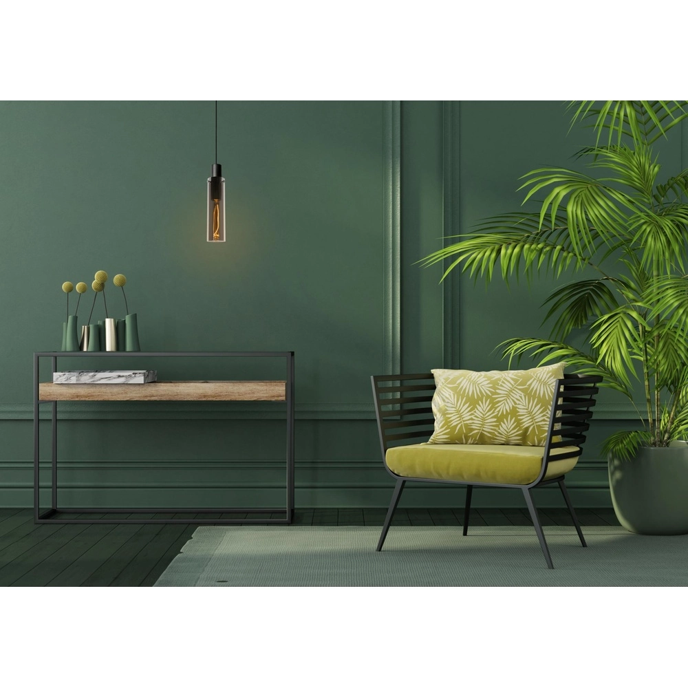 Lampe suspendue élégante Orlando Ø verre fumé de 10 cm Lucide 5411212740724