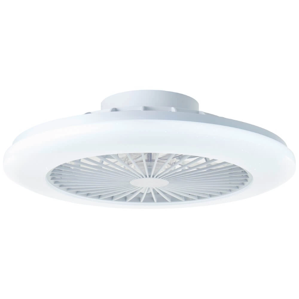 Éventail blanc Salerno avec fonction RVB Brilliant 4004353433238