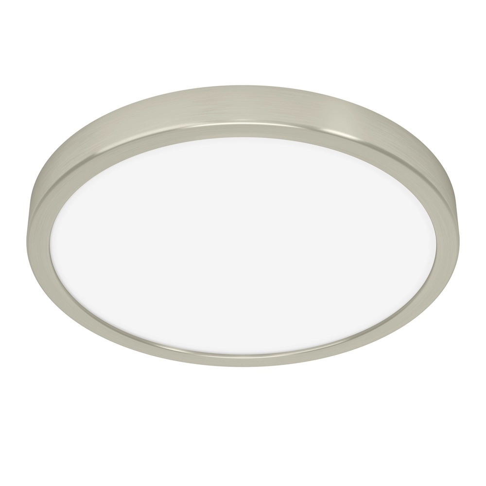 Lumière LED de plafond Fueva 6 rond - acier inoxydable - Ø 27,8 cm