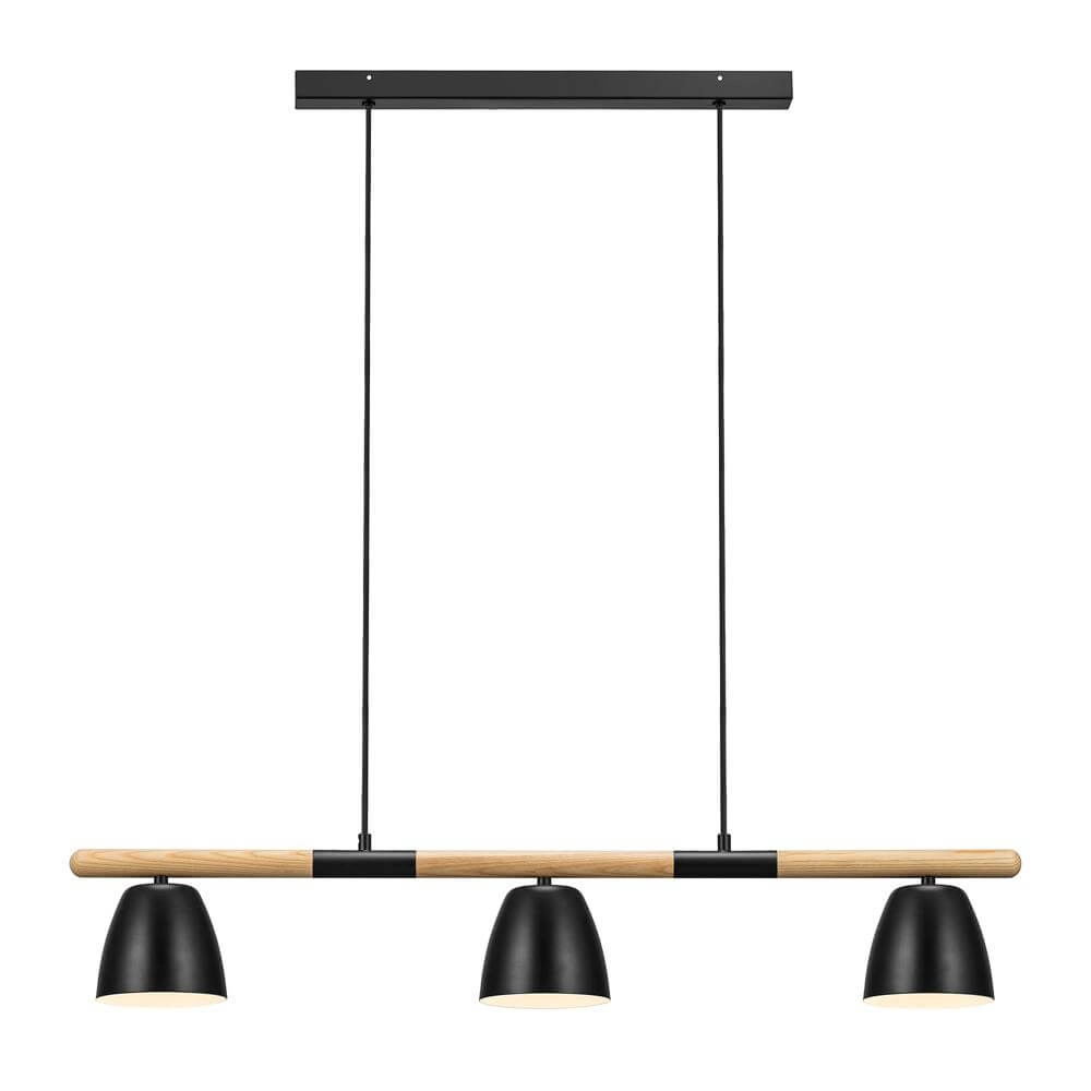 Suspension Theo 3 lumières noir Nordlux 5704924005671