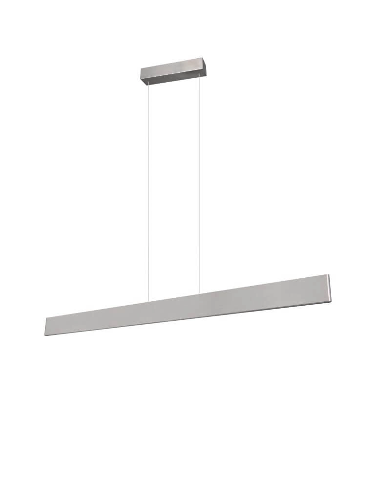 Lampe suspendue de bureau LED Galway 150cm - Acier inoxydable Trio 4017807616675
