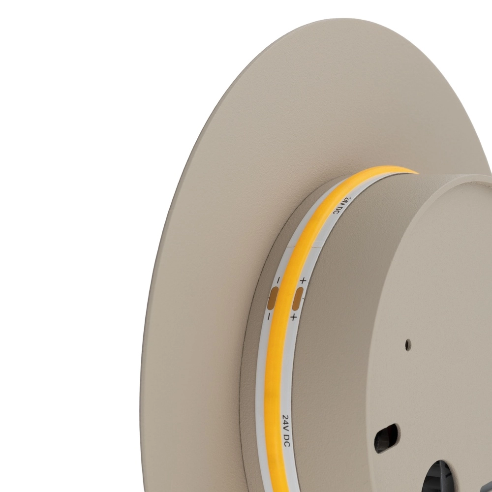 Lampe murale de conception Ring brun sable Ø 15 cm Lyora 5903139126564