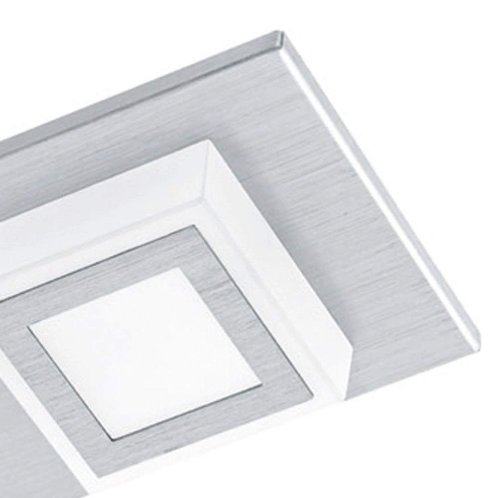 LED plafonnier Masiano Gris métallisé à 2 lumières Eglo 9002759945060