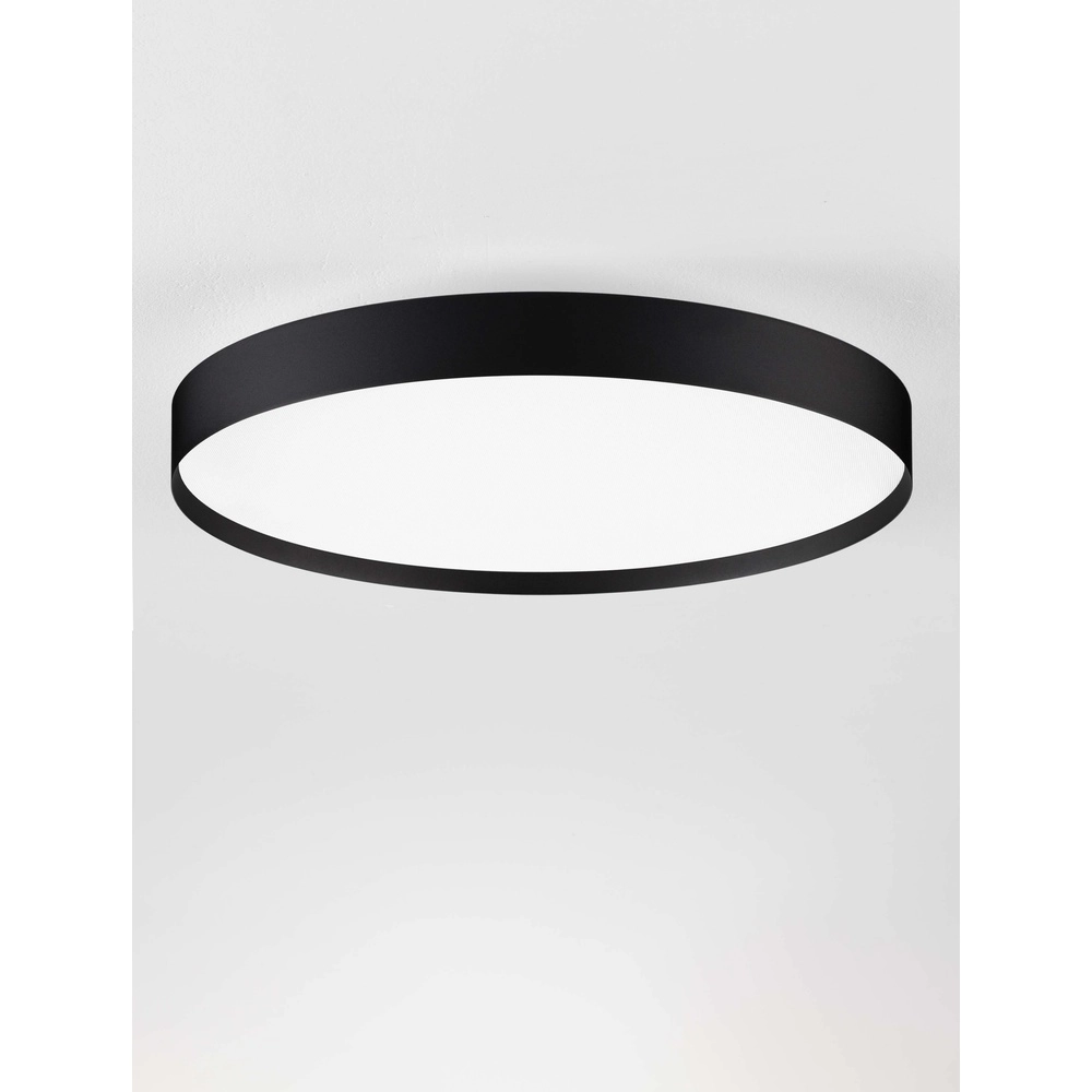 Plafonnier Roi noir Ø 50cm Lyora 5212017448965