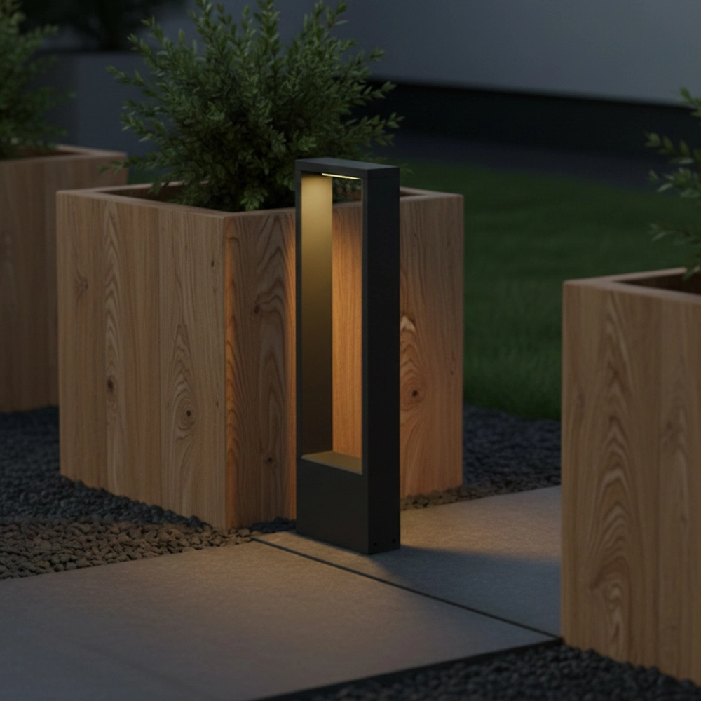 Éclairage de chemin Flatt 62cm noir SLV 4024163306485