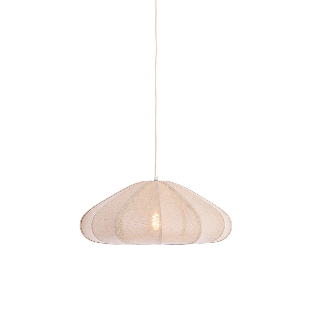 Lampe pendante en tissu Cesano Ø 50cm - naturel Light & Living 8717807779252