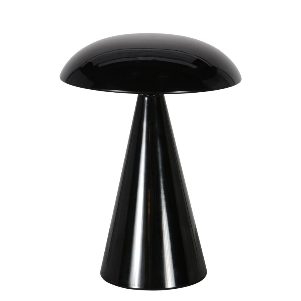 Lampe de table rechargeable Mush Noir Steinhauer 8712746188806